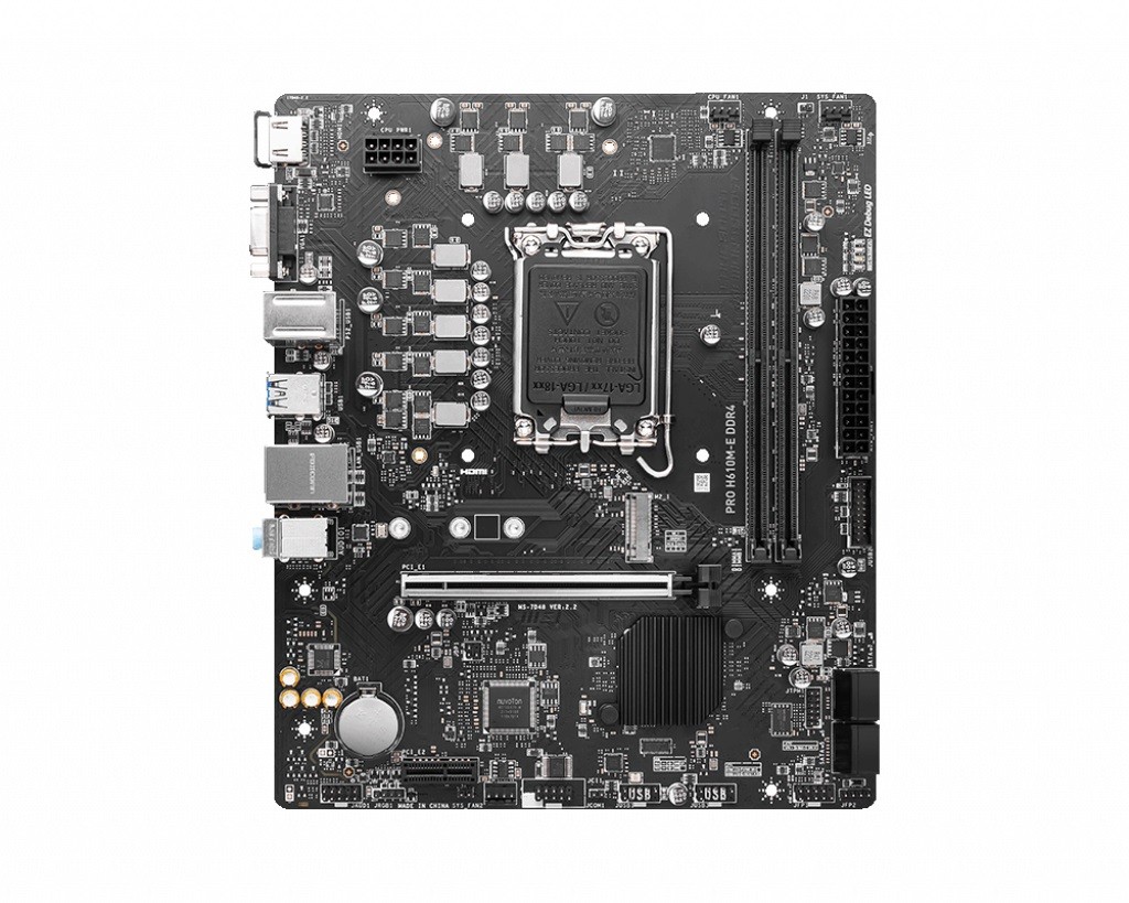 MSI PRO H610M-E matična plošča s1700 DDR4 HDMI M.2 mATX 2