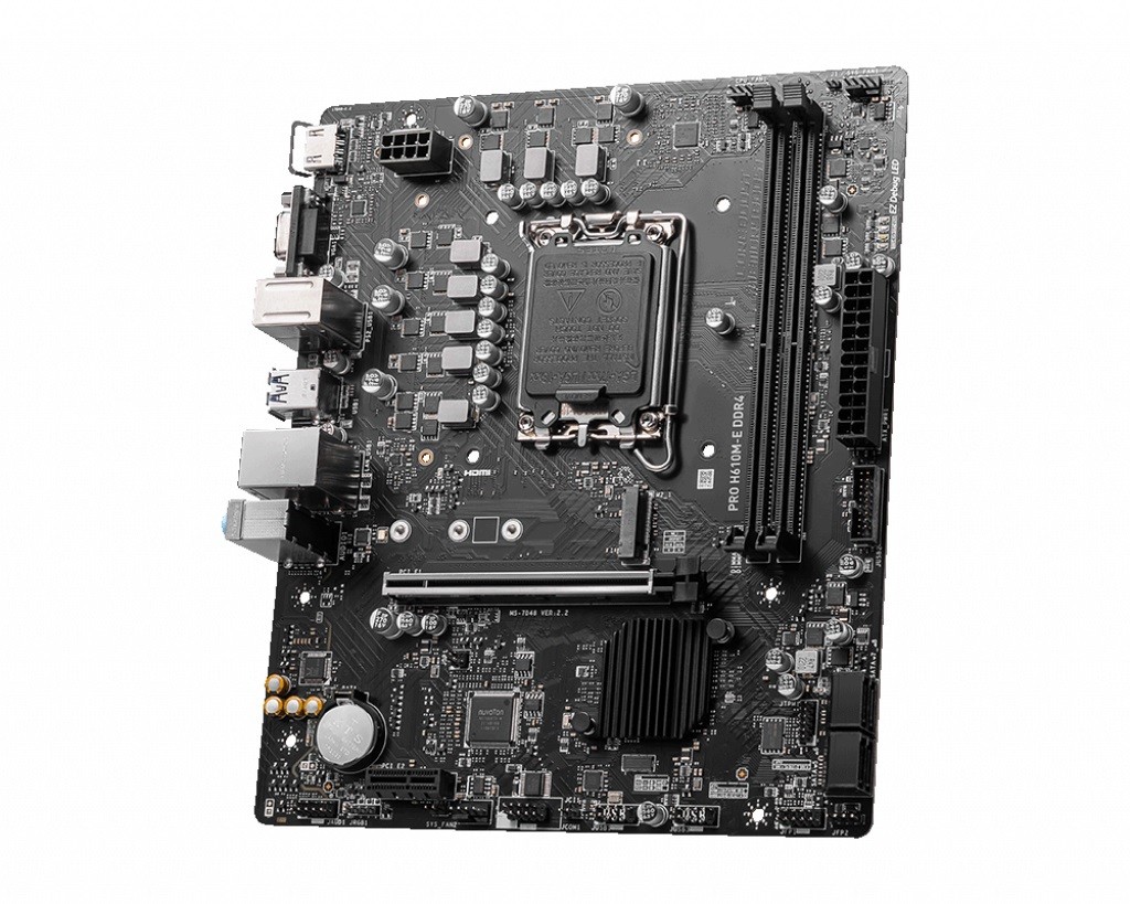 MSI PRO H610M-E matična plošča s1700 DDR4 HDMI M.2 mATX 3