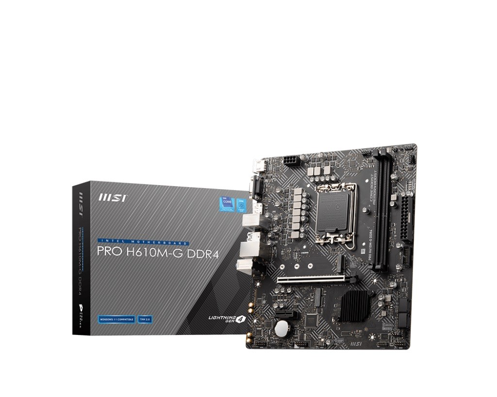 Matična plošča PRO H610M-G s1700 DDR4 DP/HDMI M.2 mATX