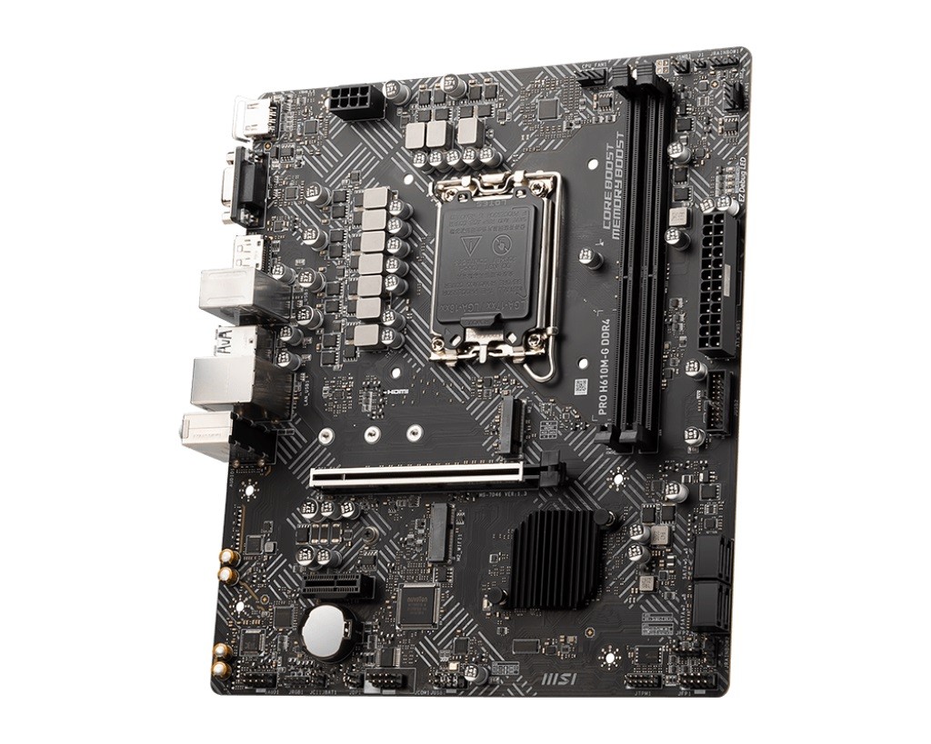 Matična plošča PRO H610M-G s1700 DDR4 DP/HDMI M.2 mATX 2