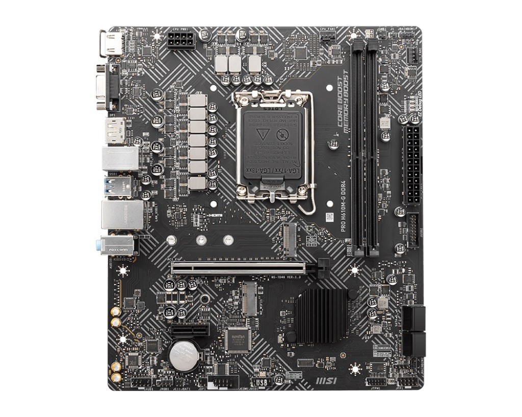 Matična plošča PRO H610M-G s1700 DDR4 DP/HDMI M.2 mATX 3