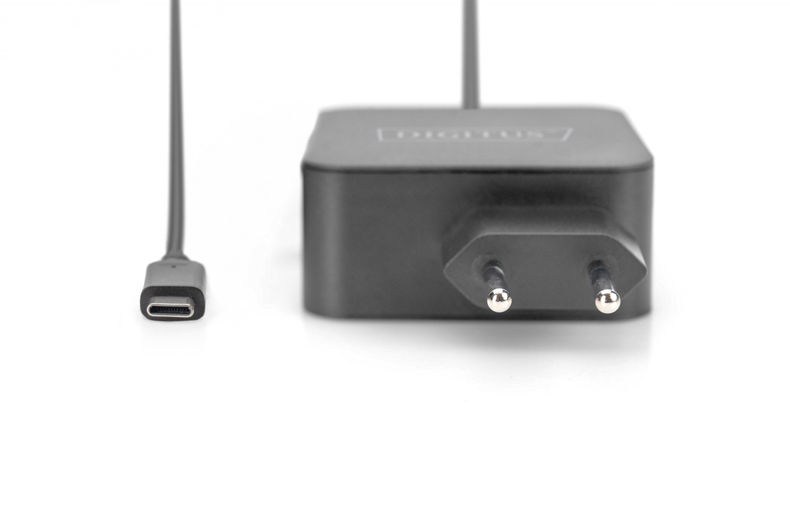 Zidni polnilnik USB-C PD 65W z integriranim kablom 1,2m, črn 2