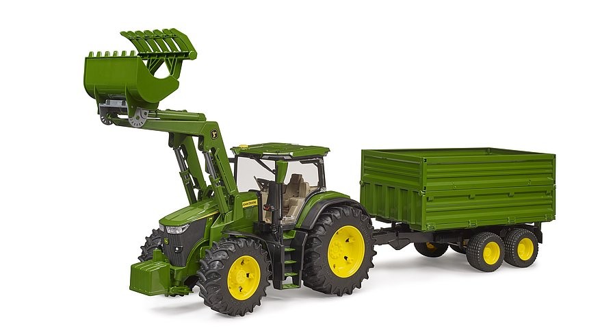 Traktor John Deere 7R 350 z nakladalcem in prikolico 2