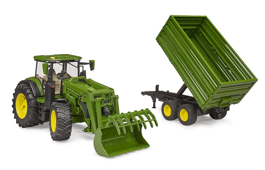 Traktor John Deere 7R 350 z nakladalcem in prikolico 3
