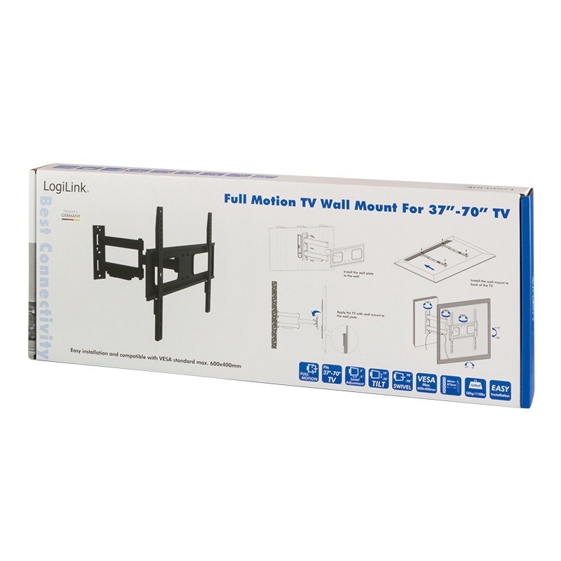 Stenski nosilec za TV, VESA, 37-70 palcev, max. 50kg 3