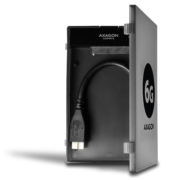 Adapter ADSA-1S6 USB 3.0 na SATA 6G za 2.5" SSD/HDD, z ohišjem 2