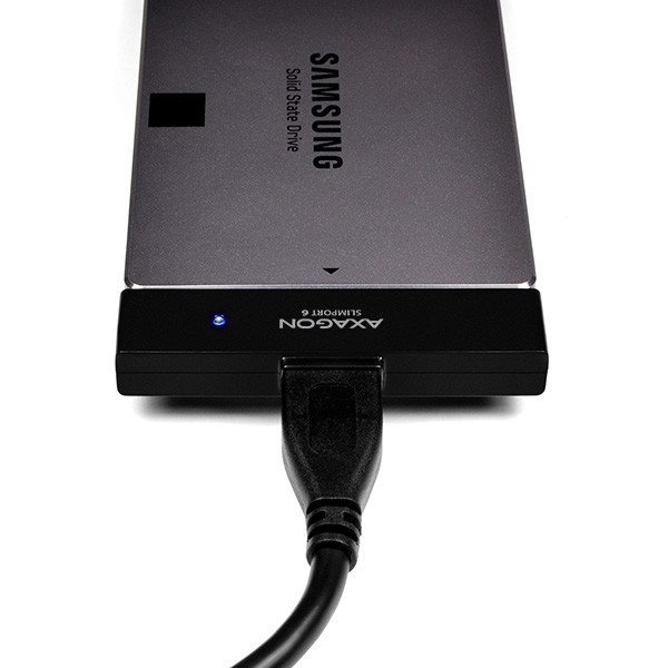 Adapter ADSA-1S6 USB 3.0 na SATA 6G za 2.5" SSD/HDD, z ohišjem 6