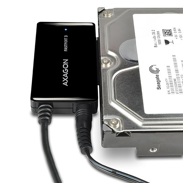 ADSA-FP3 Adapter USB 3.2 Gen 1 - SATA 6G za 2.5", 3.5", 5.25" naprave s napajalnikom 2