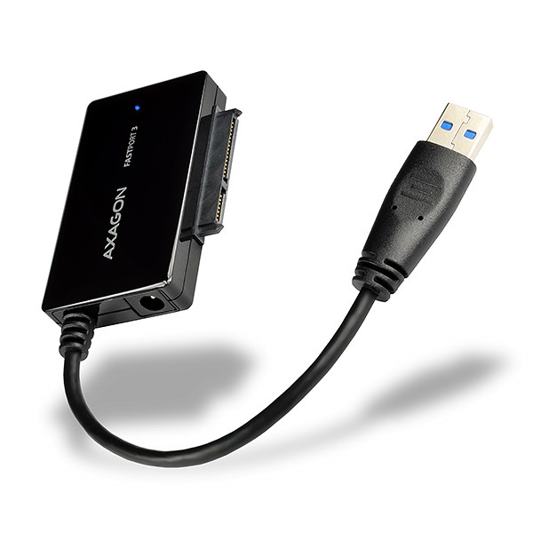 ADSA-FP3 Adapter USB 3.2 Gen 1 - SATA 6G za 2.5", 3.5", 5.25" naprave s napajalnikom 3