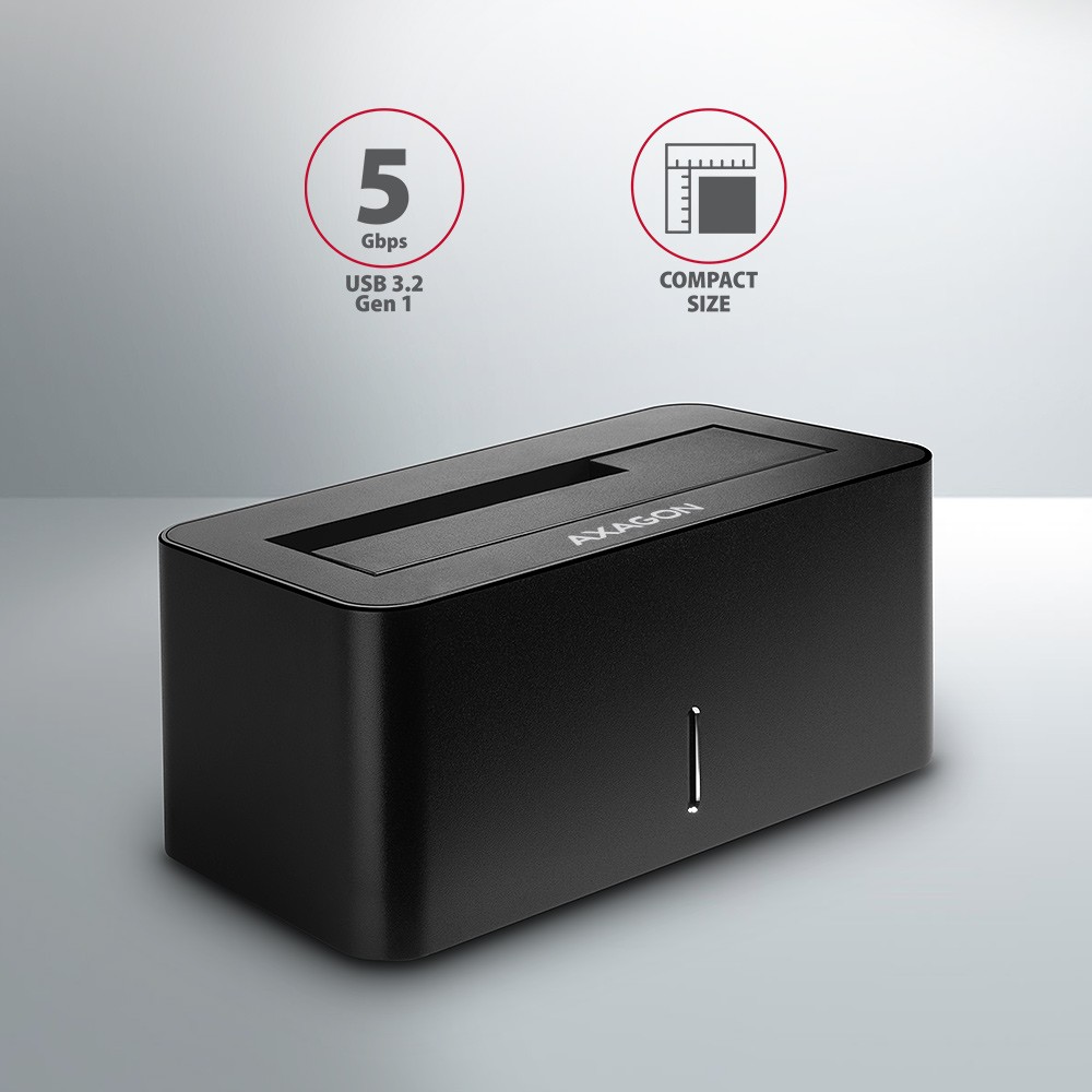 ADSA-SN Docking Station USB 3.2 Gen 1 - 1x SATA 6G 2.5"/3.5" SSD/HDD 2