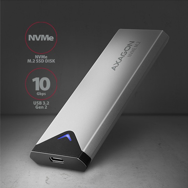Zunanja ohišja EEM2-UG2 za M.2 NVMe SSD (42-80mm), siva 2