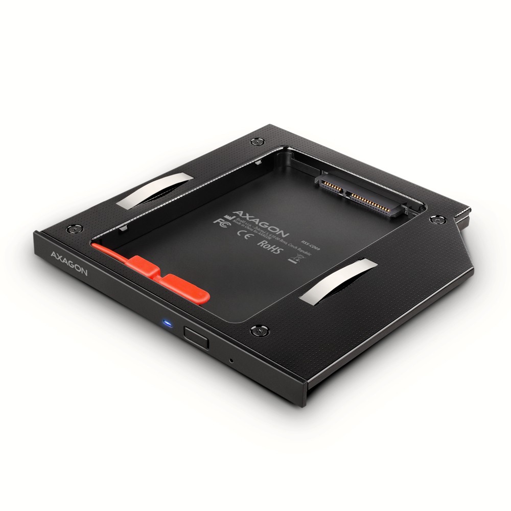 Okvir za 2,5" SSD/HDD RSS-CD09 v režo DVD, aluminij