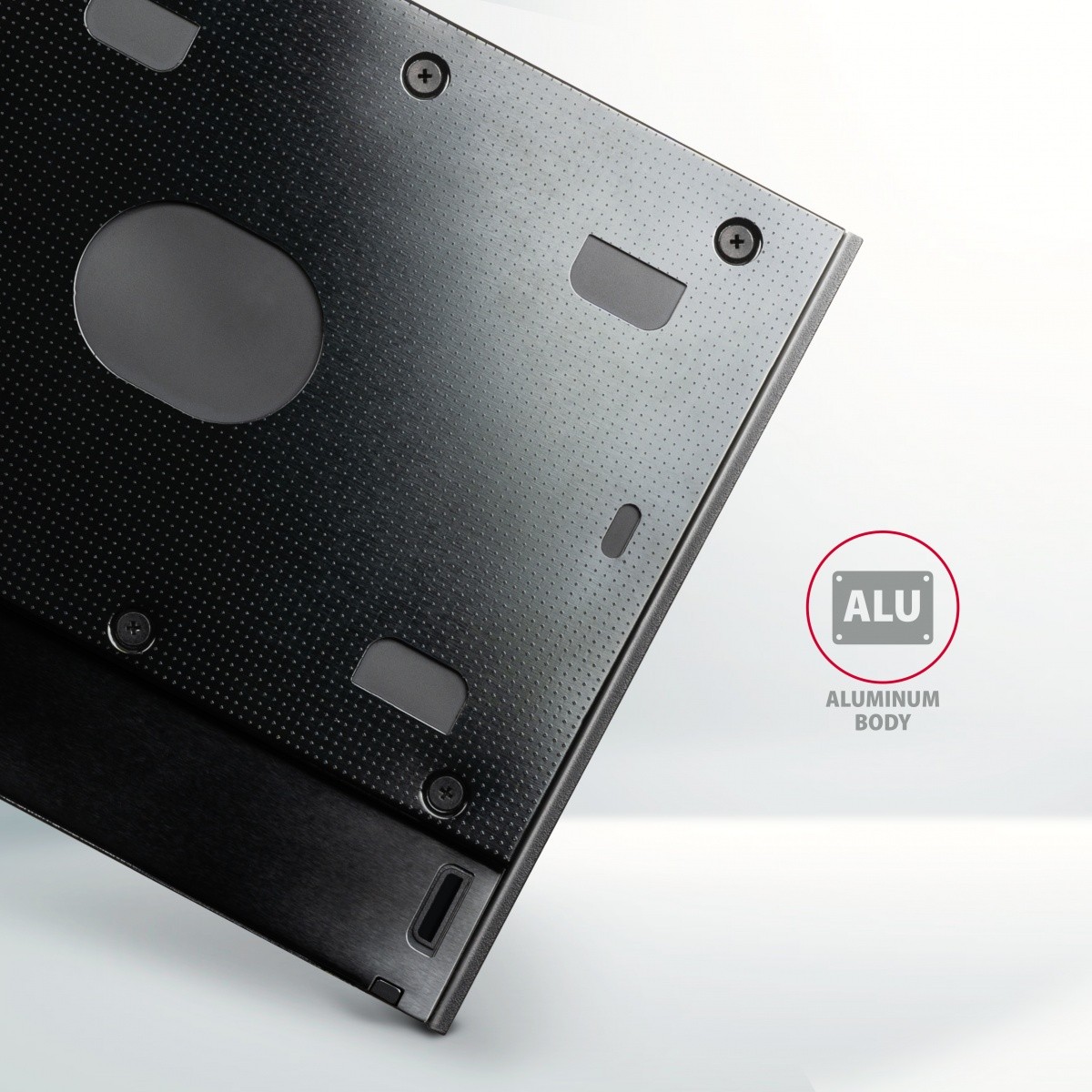 Okvir za 2,5" SSD/HDD RSS-CD09 v režo DVD, aluminij 6