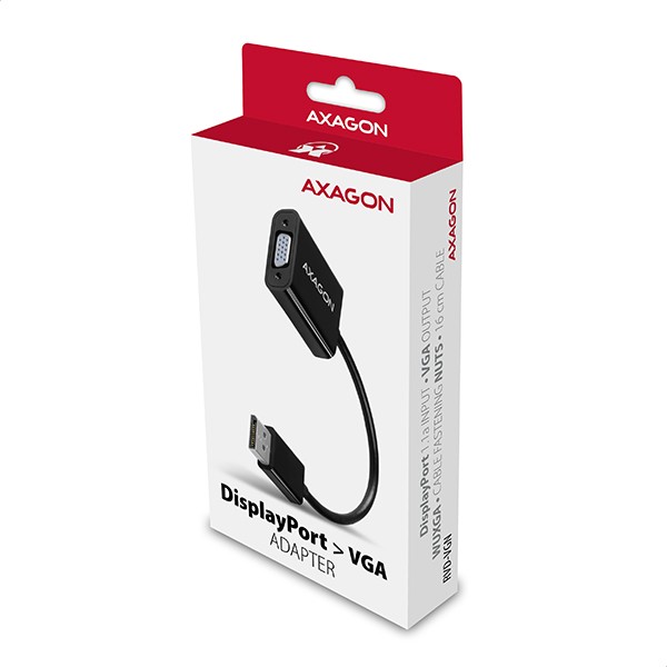 Adapter DisplayPort na VGA RVD-VGN, FullHD 1920x1200 8