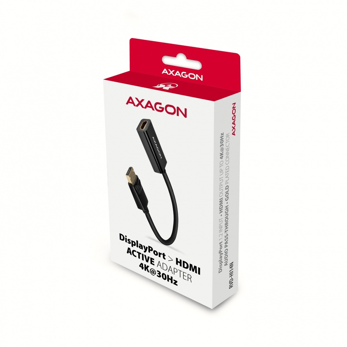 Aktivni adapter DisplayPort na HDMI 1.4 RVD-HI14N, 4K/30Hz, 18cm 7