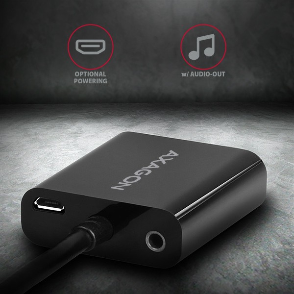 Aktivni adapter HDMI na VGA RVH-VGAN z avdio izhodom in napajanjem 3