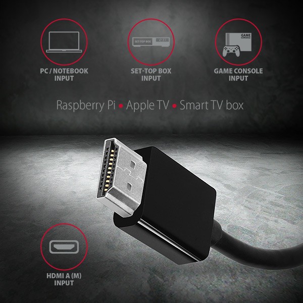 Aktivni adapter HDMI na VGA RVH-VGAN z avdio izhodom in napajanjem 4