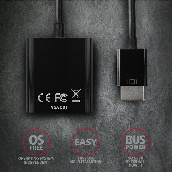 Adapter HDMI na VGA RVH-VGN FULLHD 1920*1200 6