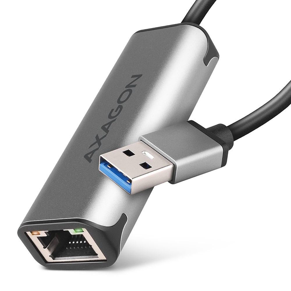 Mrežna kartica 2.5Gbps Ethernet ADE-25R, USB-A 3.2 Gen 1, siva