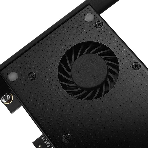 Adapter PCIe x4 PCEM2-DC za 1x M.2 NVMe + 1x SATA, z hladilnikom 7