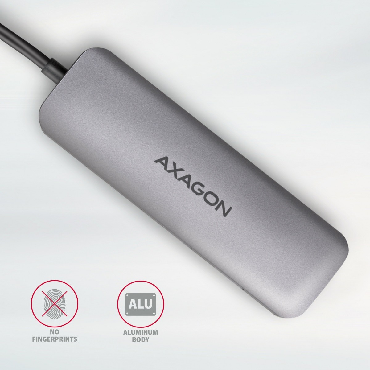 večportni USB hub, 5v1, 5Gbps, 2x USB-A, HDMI 4K/30Hz, SD/microSD, PD 100W 8
