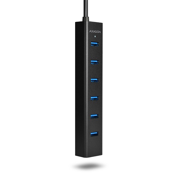 AXAGON HUB HUE-SA7BP USB 3.2 Gen 1 (7-portni, aluminij) 6