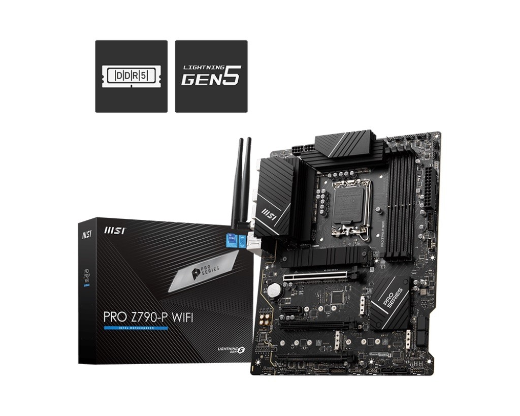 Matična plošča PRO Z790-P WIFI, s1700, 4x DDR5, HDMI/DP, ATX 6