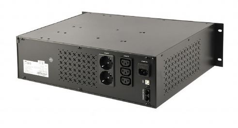 UPS napajalnik 2000VA, Line-In, 2xC13 & 2xSchuko vtičnice, USB 6