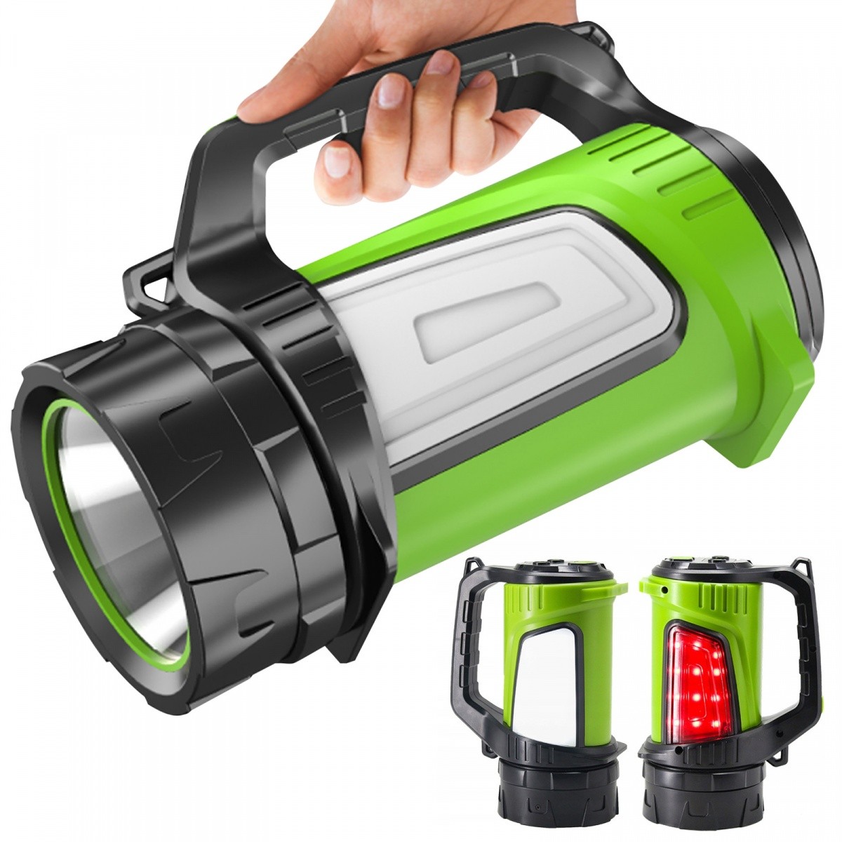 Akumulatorska LED svetilka 3v1, USB 2