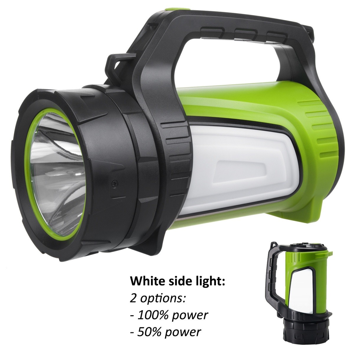 Akumulatorska LED svetilka 3v1, USB 3