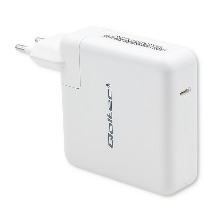 Hitri polnilnik USB-C PD 96W, bel