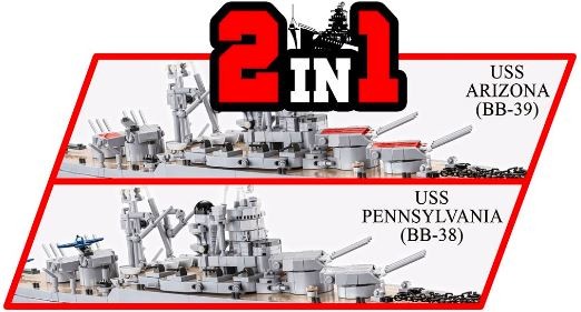 Gradbeni bloki - Bojna ladja Pennsylvania (2v1) 3