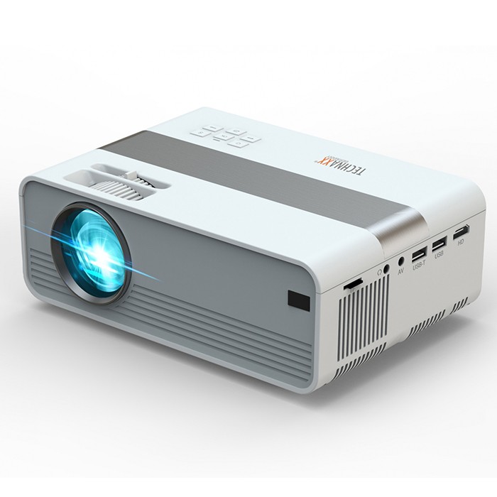 Mini projektor HD LED, 3W, belo-siv 3