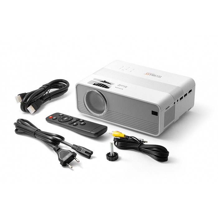 Mini projektor HD LED, 3W, belo-siv 7