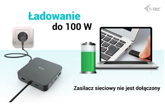 Dockska postaja USB-C HDMI, Dual DP, Power Delivery 100W 5