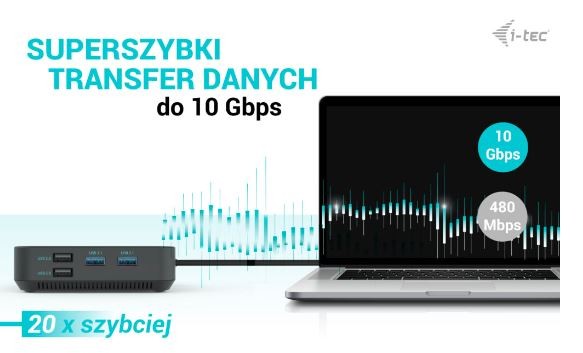 Dockska postaja USB-C HDMI, Dual DP, Power Delivery 100W 6