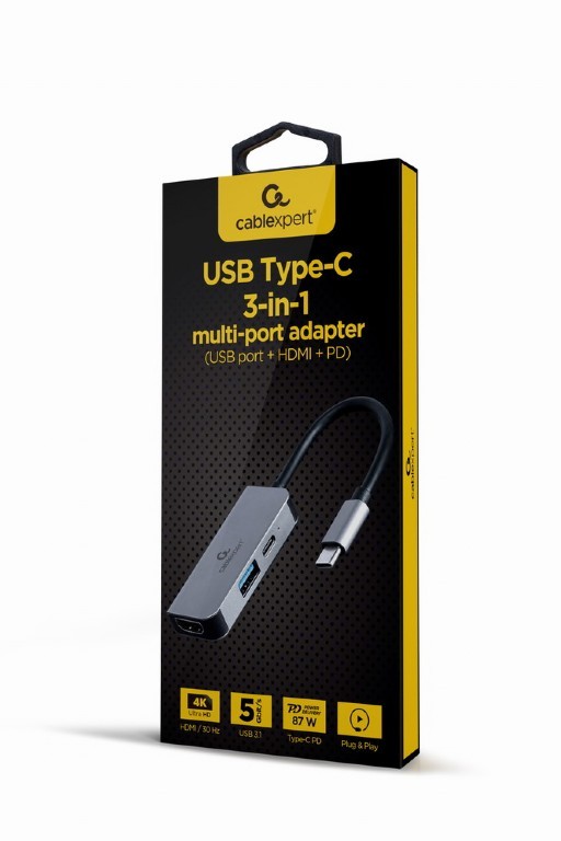 USB-C Hub PD HDMI, USB 3.1 2