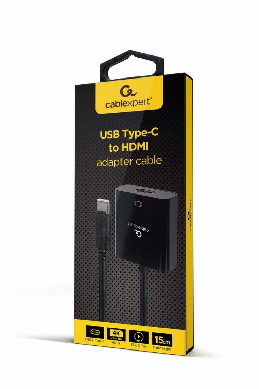 Gembird USB-C v HDMI adapter 4K 60Hz, 15 cm 2