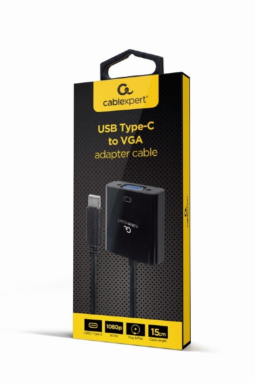 Gembird CN-USB34C-VG adapter USB-C na VGA, 1080p 60Hz 2