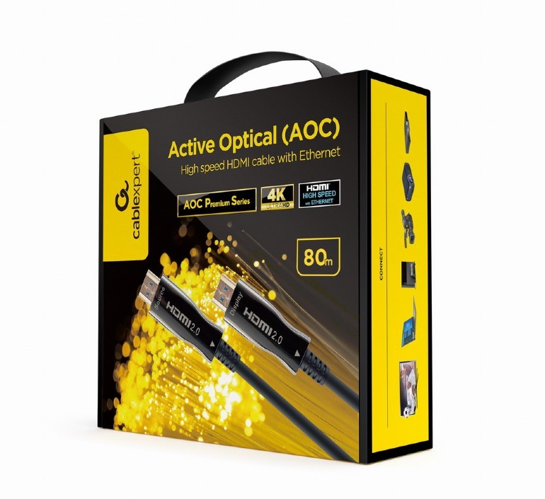Kabel AOC High Speed HDMI z ethernetom, Premium, 80 m 2