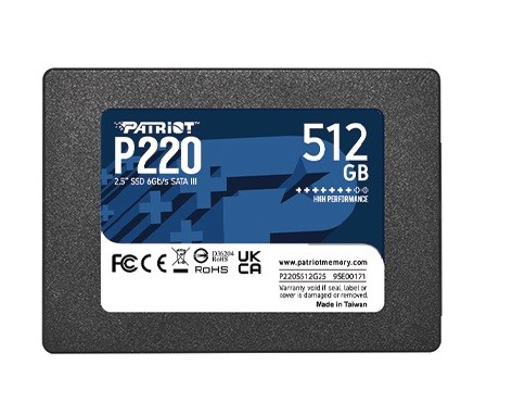 SSD disk 512GB P220, SATA III 2.5"