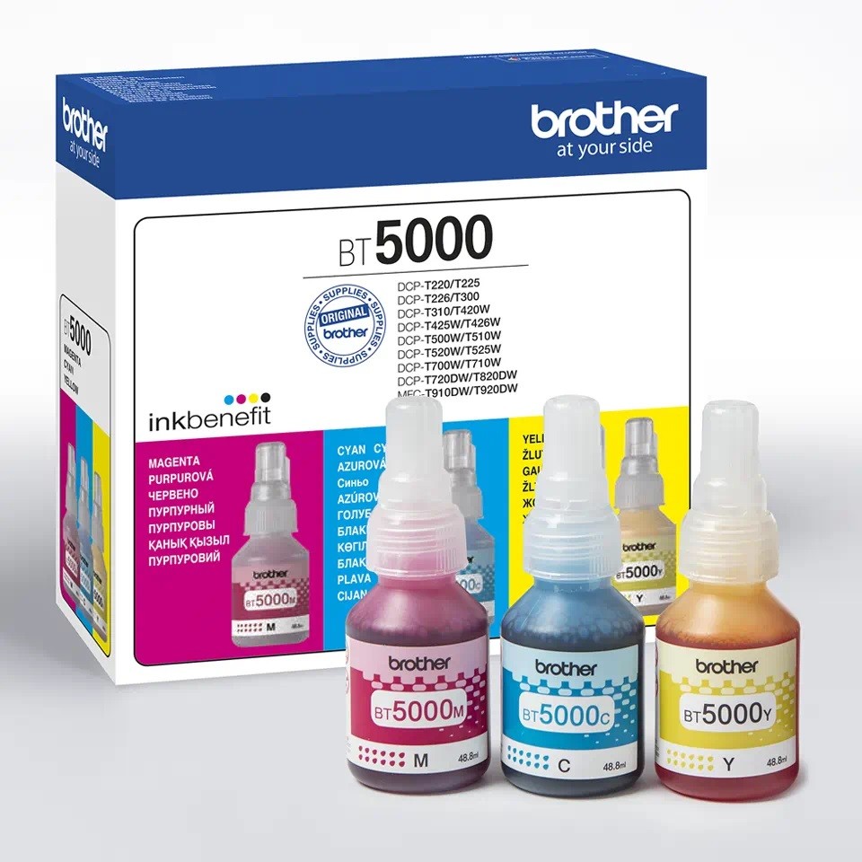 Komplet kartuš Multipack BT5000CMY (3 barve) 5