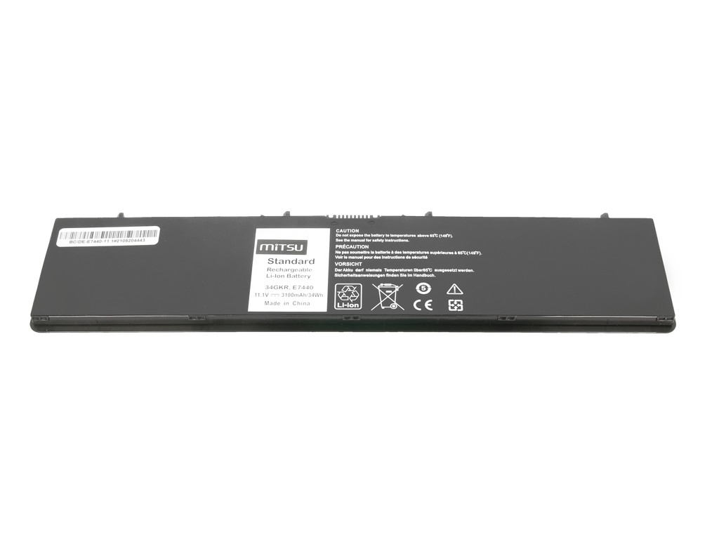 Baterija za Dell E7440, 3100mAh (34Wh), 11.1-10.8V 2