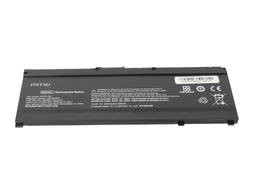 Baterija za HP Omen 15-DC (3500 mAh, 54 Wh, 15.4 V) 2
