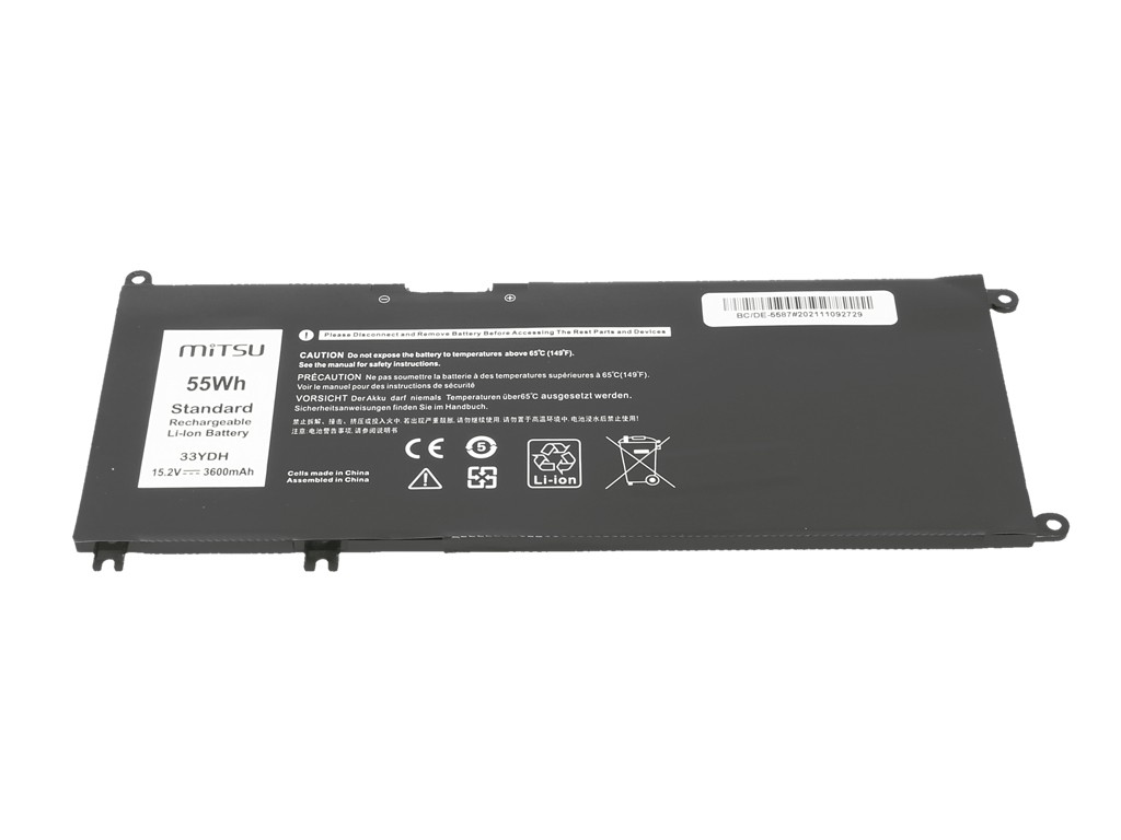 Baterija za Dell Inspiron 15 5587, 7588 (3600 mAh, 55 Wh, 15.2 V) 2