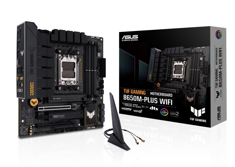 Matična plošča ASUS TUF GAMING B650M-PLUS WIFI (AM5, DDR5, mATX)