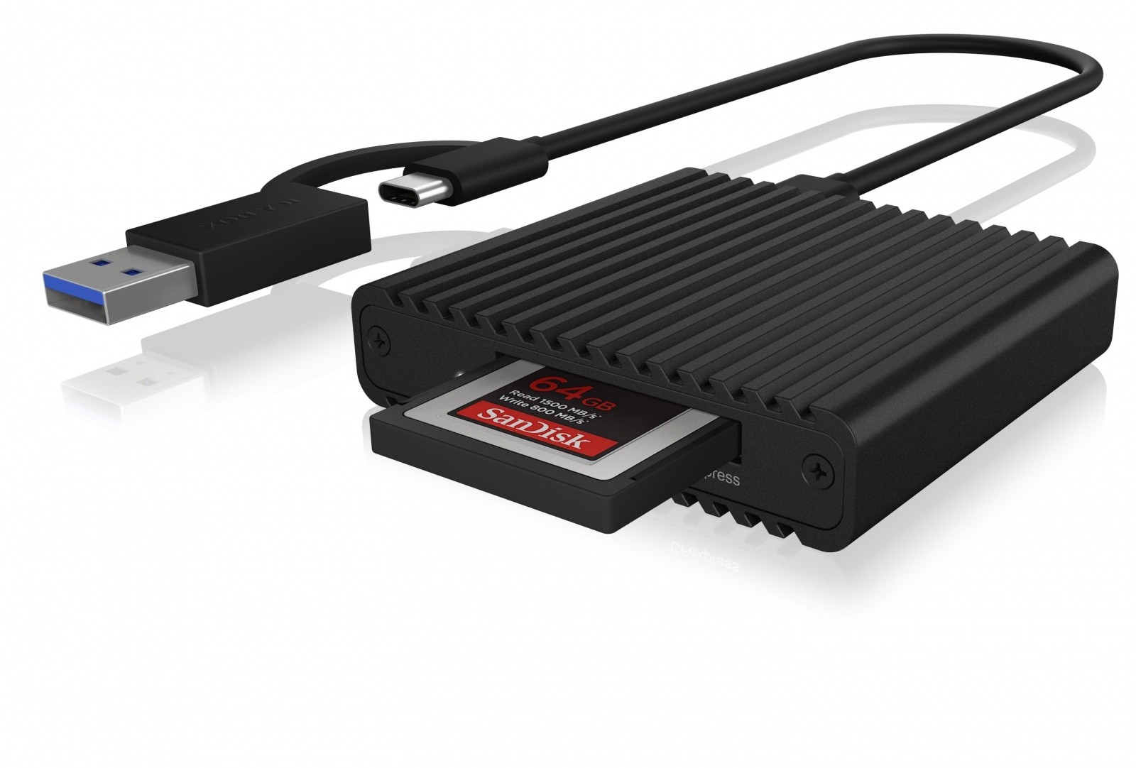 Bralnik kart IB-CR404-C31 CFexpress z USB 3.2 Gen 2 in Type-A 2