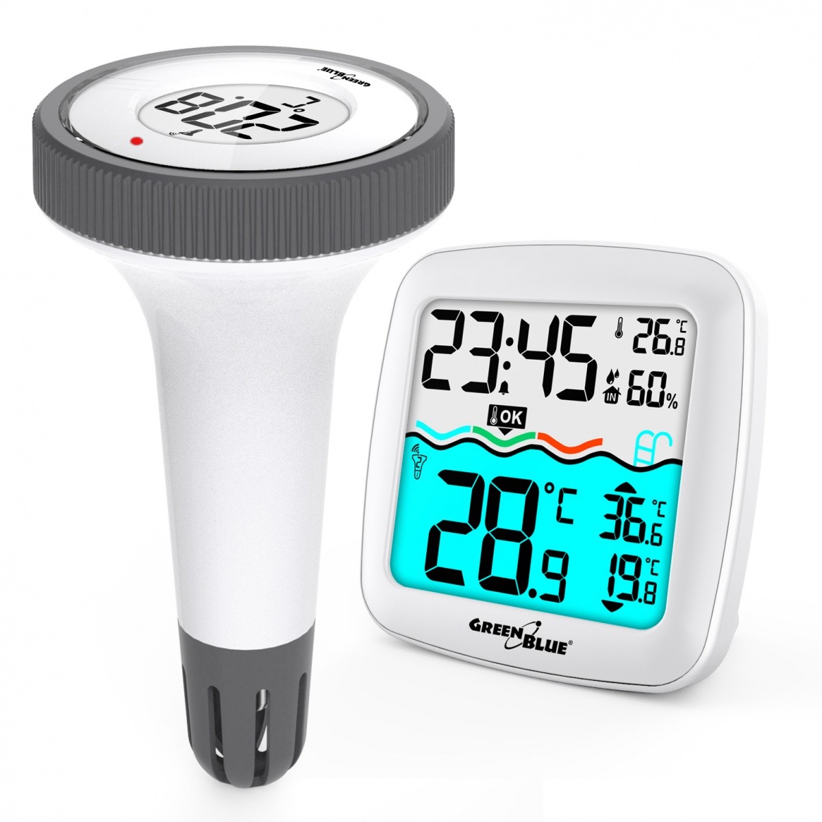 GreenBlue bazenski termometer s postajo GB216 3