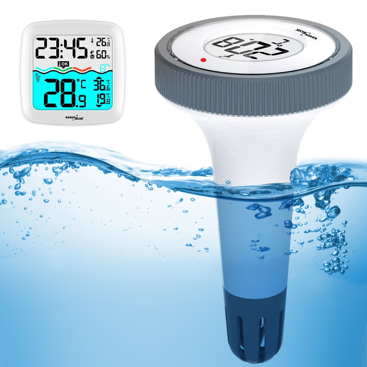 GreenBlue bazenski termometer s postajo GB216 6