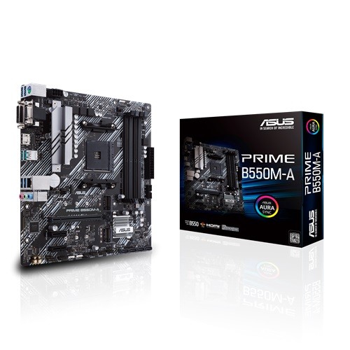 Matična plošča PRIME B550M-A AM4 4DDR4 DVI-D/HDMI mATX